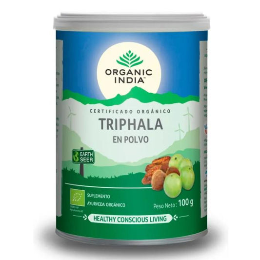 Triphala Organic Powder Tin 100g