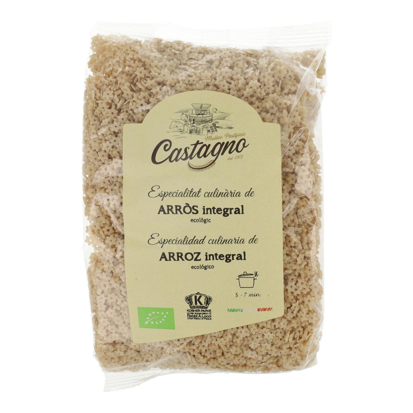 Estrellitas Ekologisk fullkornsris Castagno 500 g