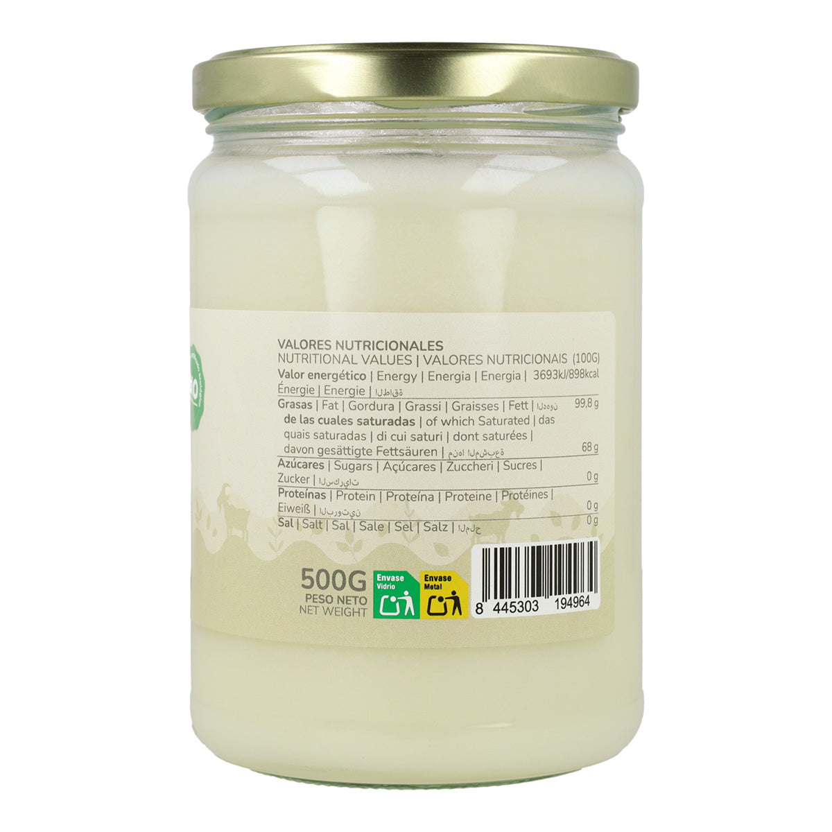 Ghee mantequilla clarificada de cabra ECO Planeta Huerto 500 g