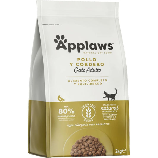 Applaws Cat Dry Huhn und Lamm 2 kg Grain-free Naturfutter für Katzen