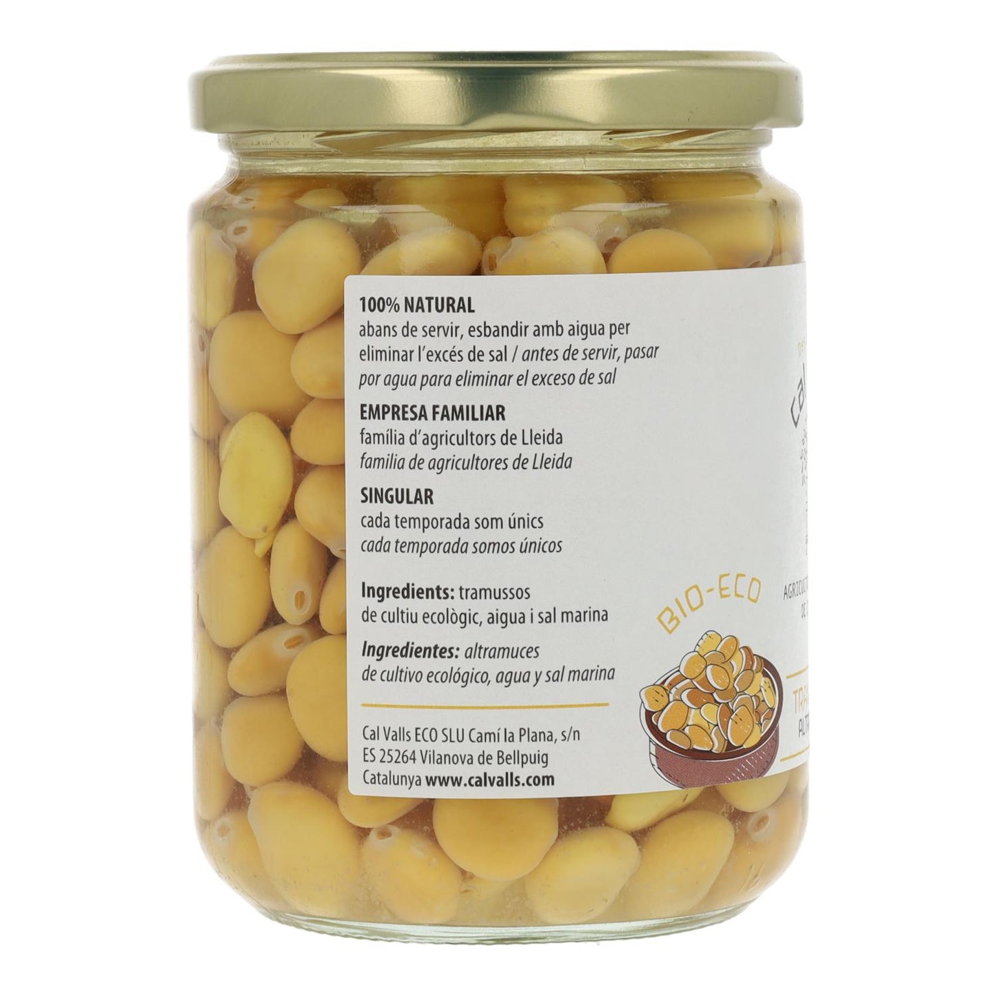 ECO Cal Valls natürliche Lupinen 270 g