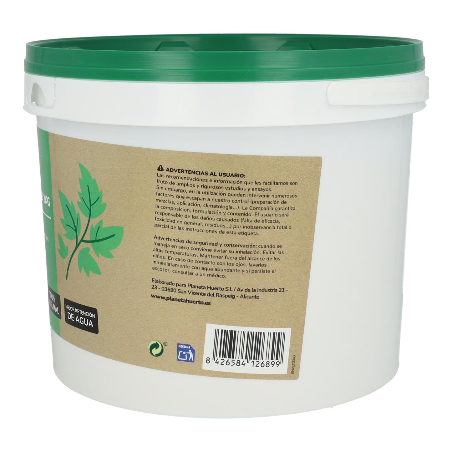 3er-Pack Kieselgur Planeta Huerto 2 kg