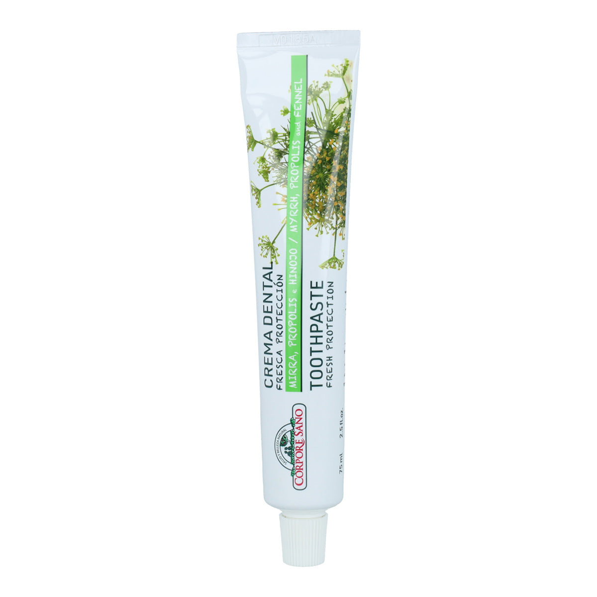 Confezione da 5 dentifrici Mirra, Propoli e Finocchio Corpore Sano 75 ml