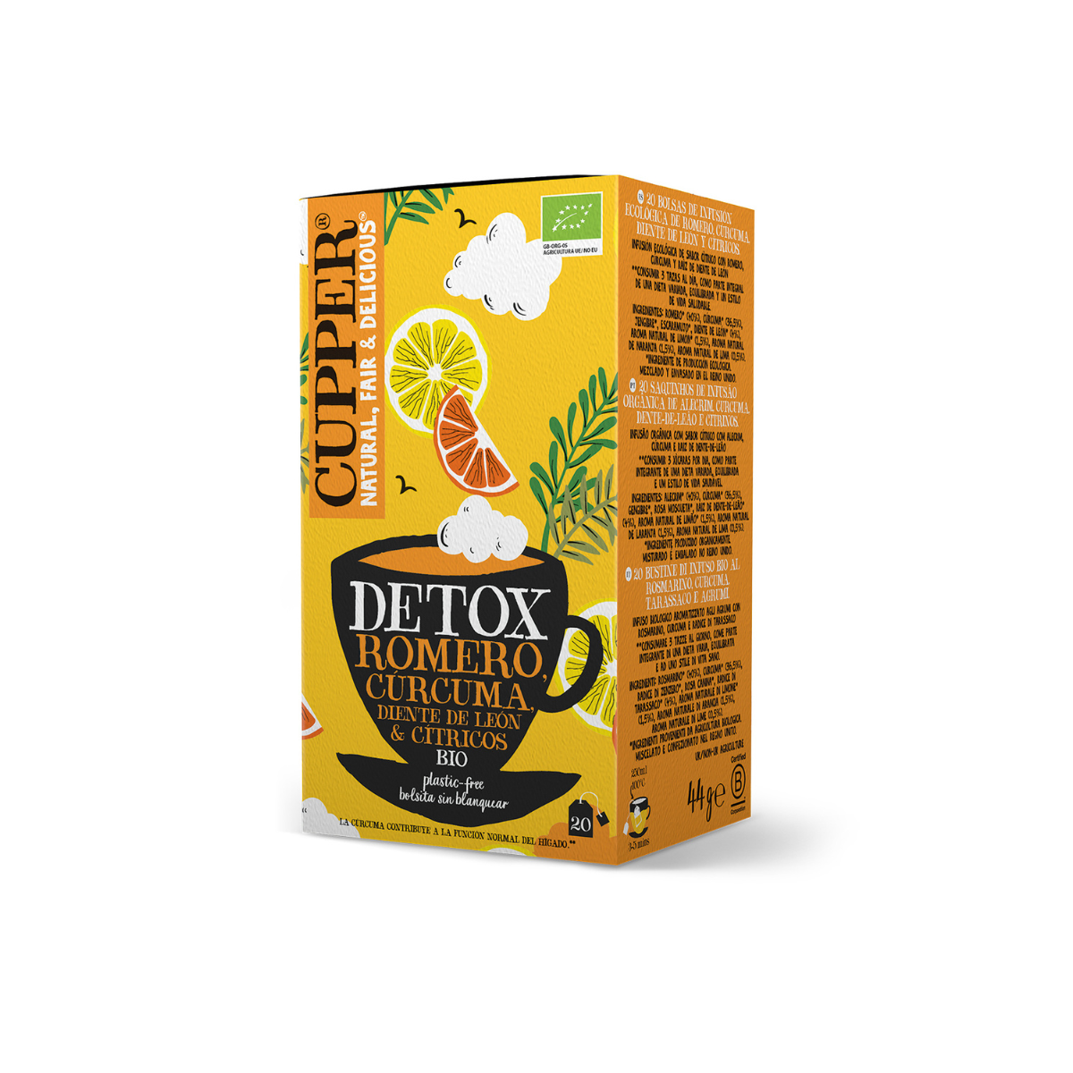 Infusion Detox Bio Cupper 20 sachets