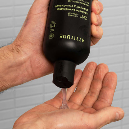 Super Leaves 2-in-1-Shampoo und Conditioner Bergamotte und Matcha 415 ml