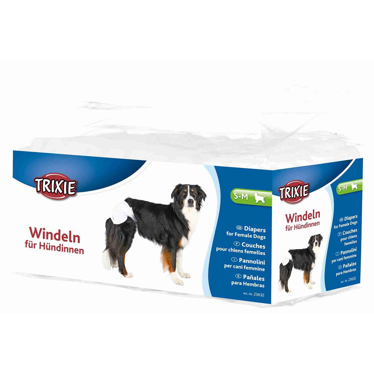 Trixie 12 ultra absorberende luiers voor teefjes S-M