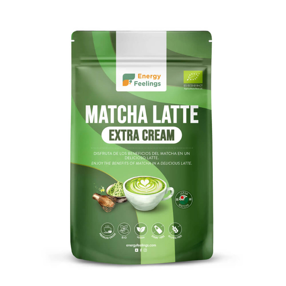 Matcha Latte Extra Cream ECO Energy Feelings 500 g