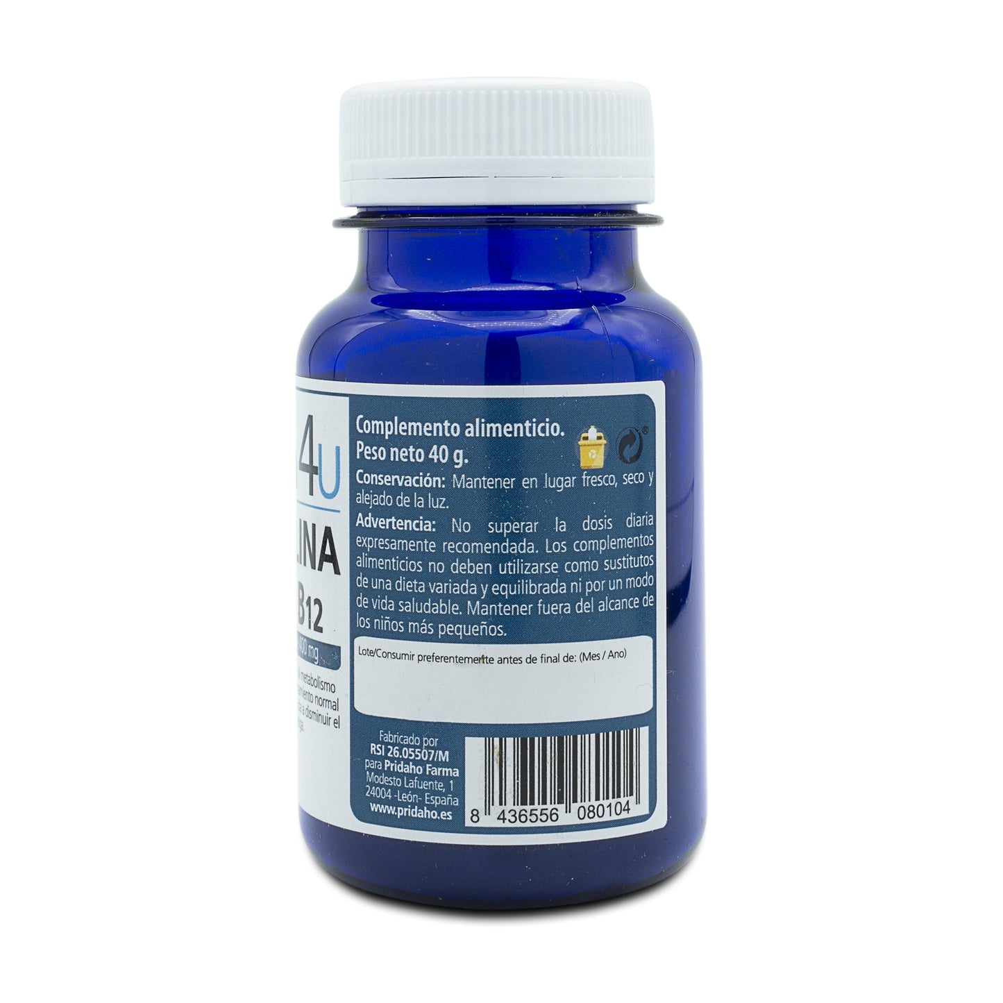 H4U Spirulina + Vitamin B12 100 tabletter 400 mg