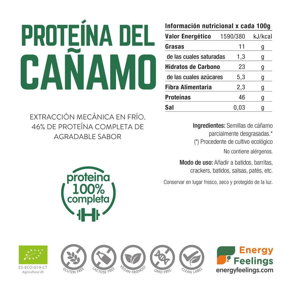 Pack 2x Proteína de Cáñamo ECO Energy Feelings 1 Kg