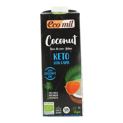 Napój roślinny z kokosa Nature KETO BIO EcoMil 1 l