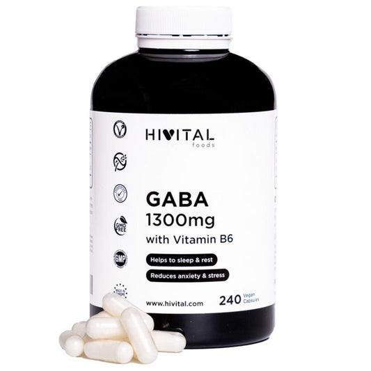 Gaba 1300 mg 240 capsule vegane Hivital