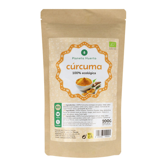 Gurkmejapulver ECO Planeta Huerto (200 g påse)