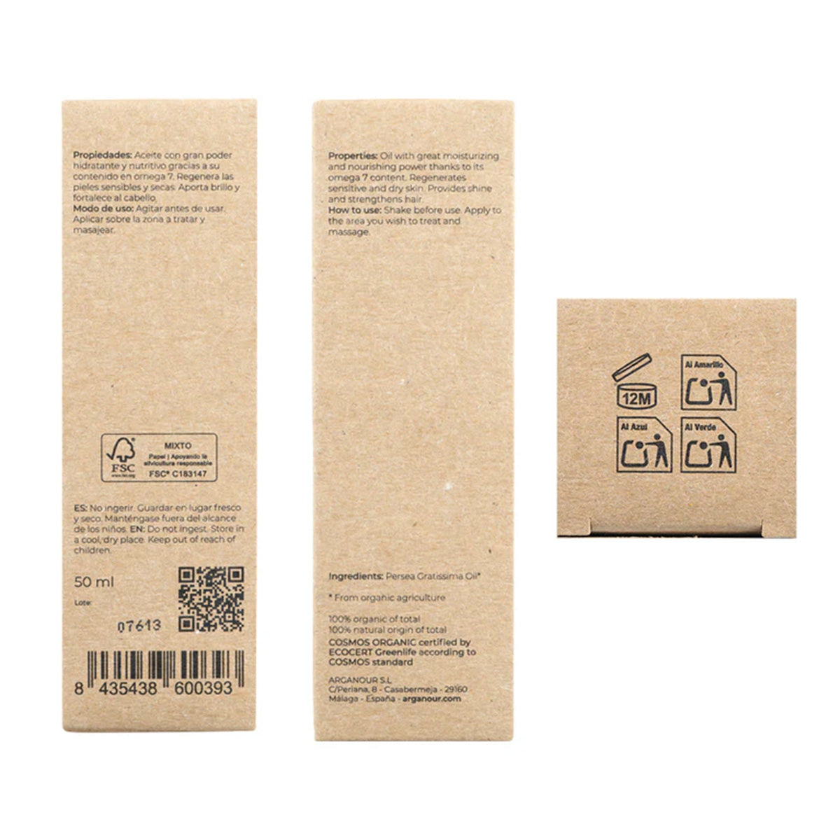 Avokadoolja BIO Arganour 50 ml