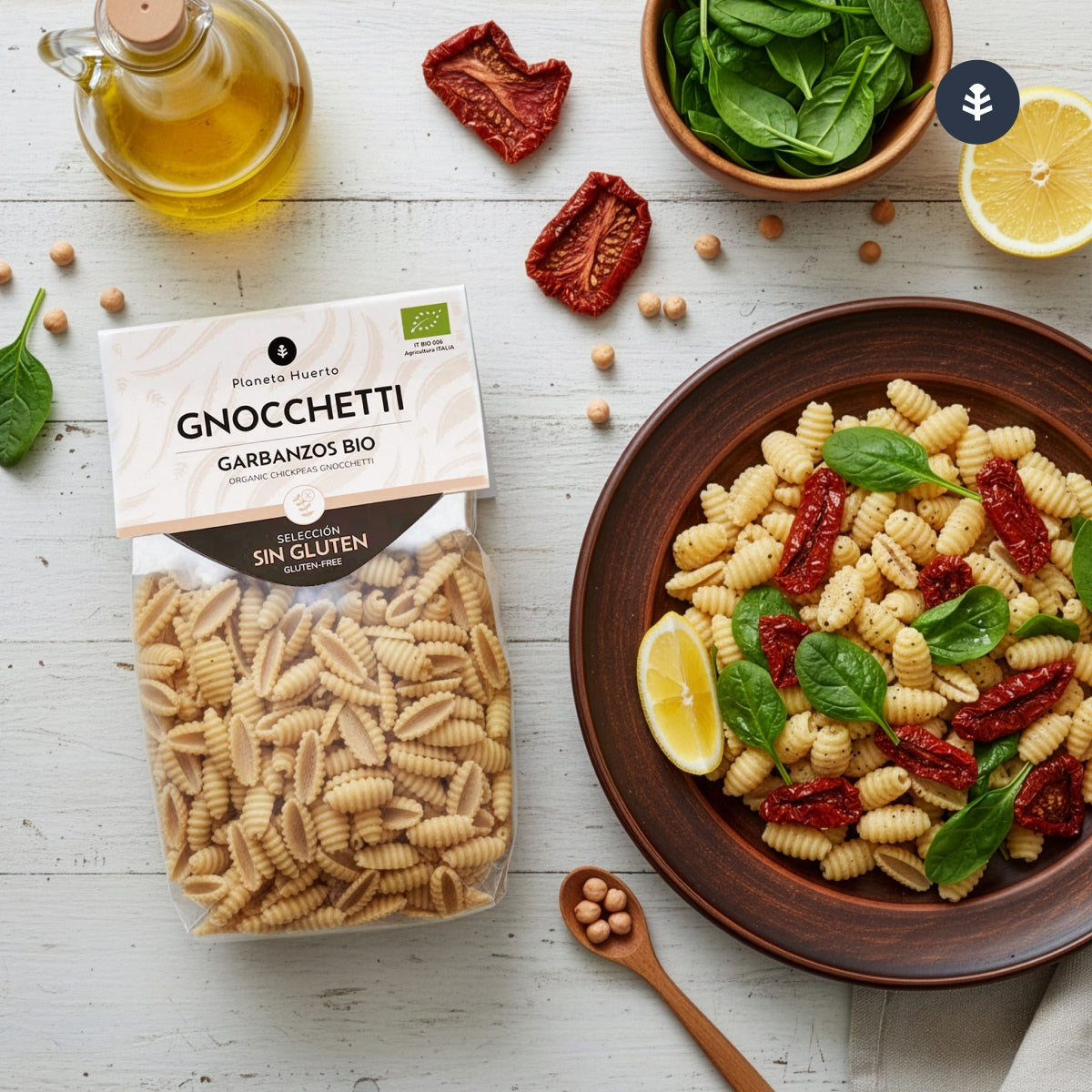 Gnocchetti z ciecierzycy ECO bezglutenowe Planeta Huerto 250 g