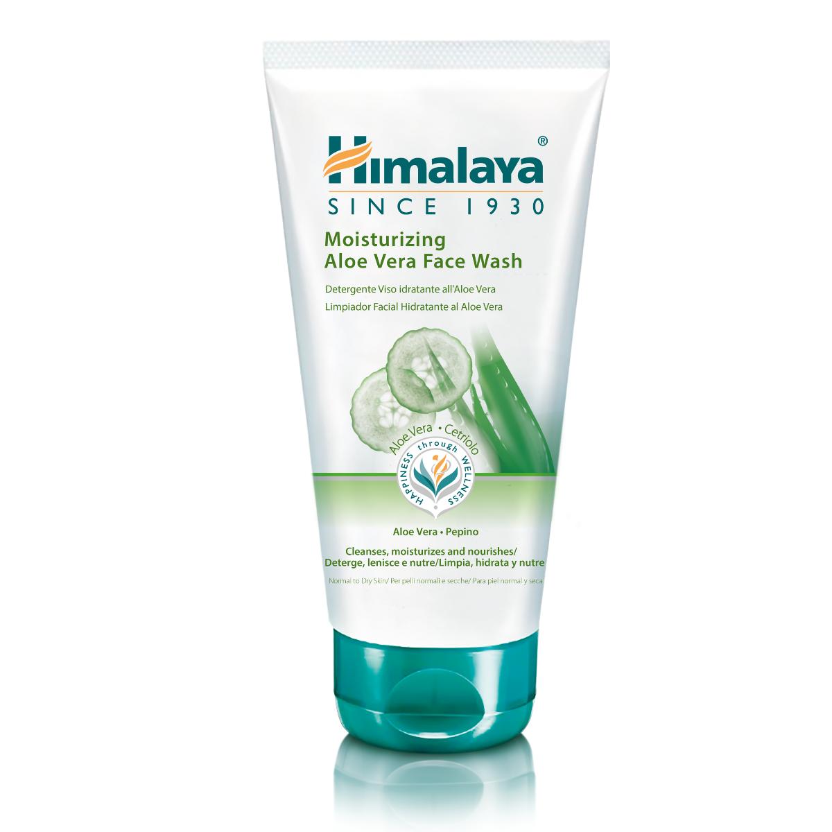 Nettoyant visage hydratant à l'aloe vera Himalaya 150 ml