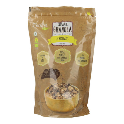 Biologische glutenvrije chocoladegranola Zealia 300 g