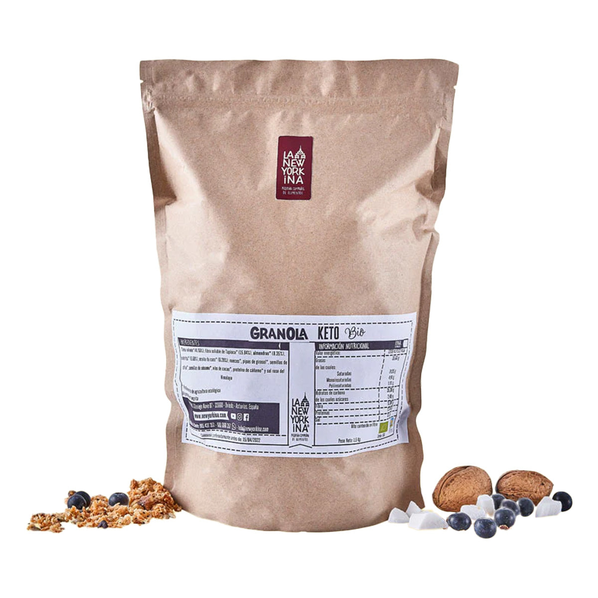 Keto-granola La Newyorkina 1,5 kg