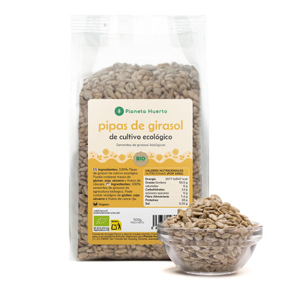 Peeled sunflower seeds ECO Planeta Huerto 500 g