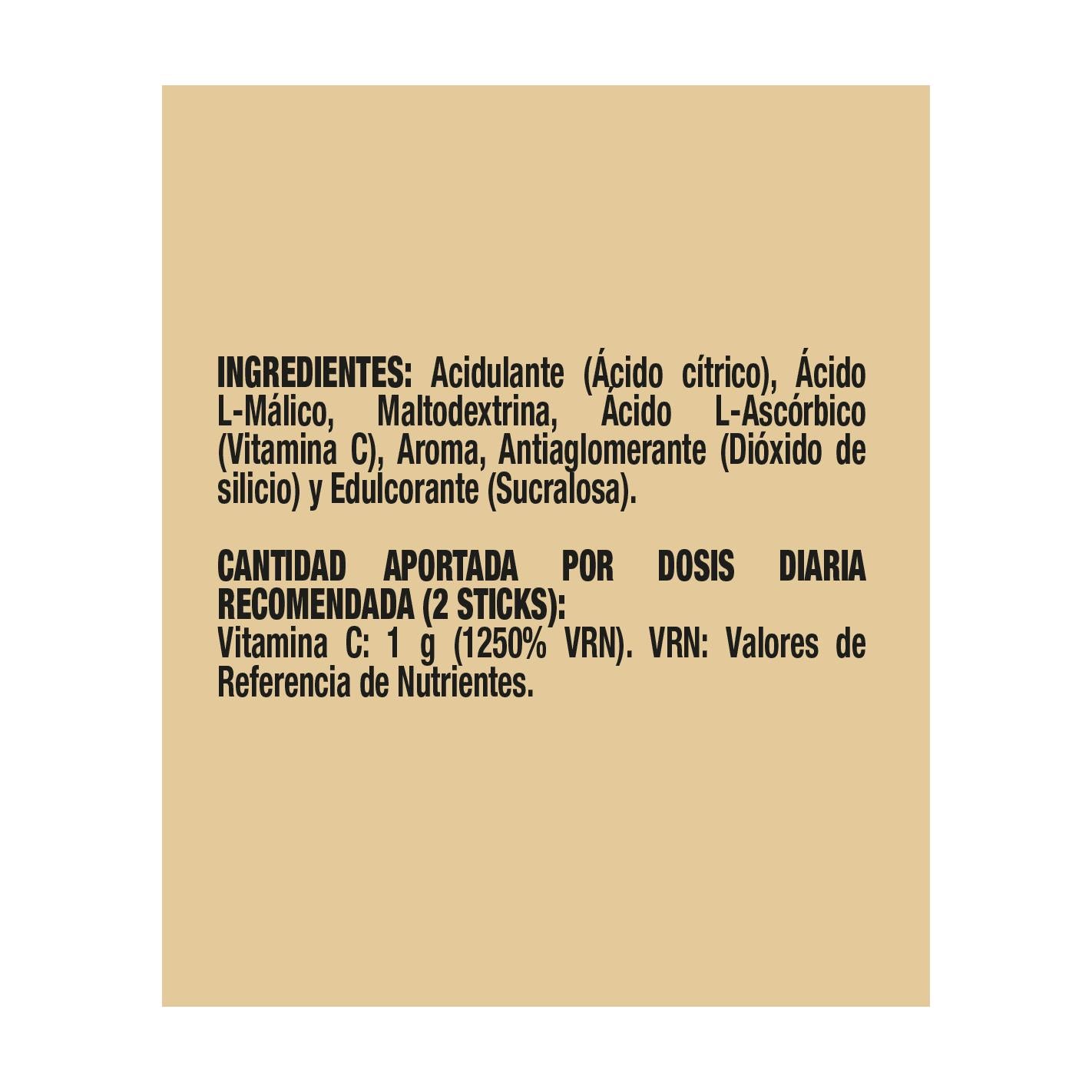 Veganistische vitamine C voor sporters Powergym 40 sticks