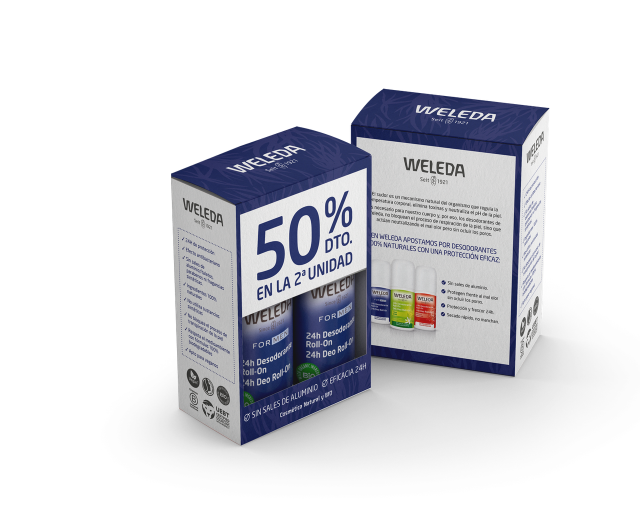 Duplo Roll-on Deodorant for Men 50ml Weleda