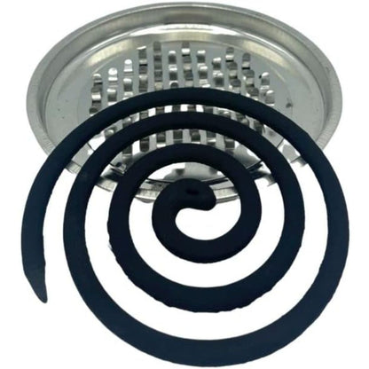 Citronella mosquito coil with metal holder 10 units Roura