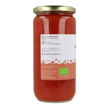 Pomodoro pelato intero ECO Planeta Huerto 660 g