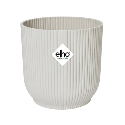 Blumentopf Vibes Fold Round Silky White Elho 30 cm