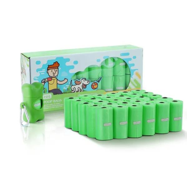 Biologisch abbaubare Kotbeutel mit Spender 450 Beutel – 30 Rollen