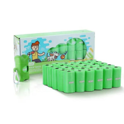 Biologisch abbaubare Kotbeutel mit Spender 450 Beutel – 30 Rollen