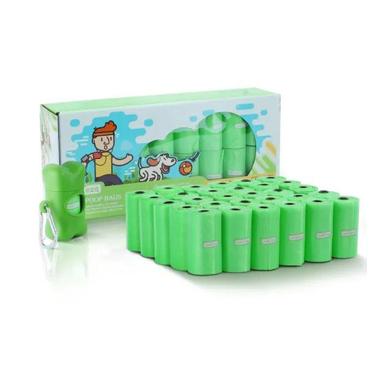 Biodegradowalne woreczki na odchody z dozownikiem 450 woreczków - 30 rolek