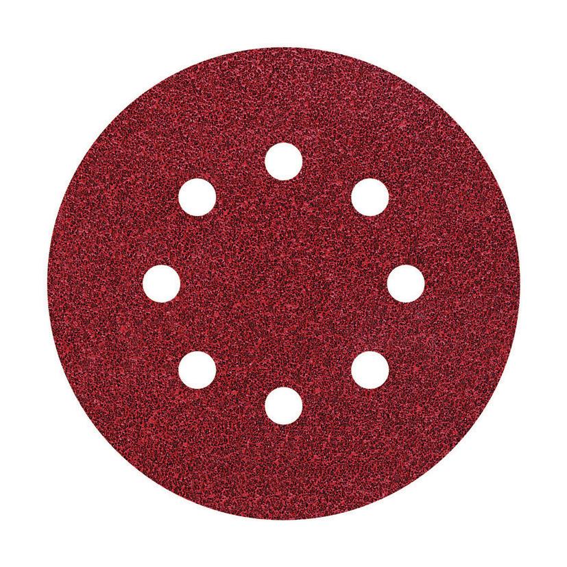 25 perforated adhesive sanding discs Ø 125 mm Wolfcraft 40 grit