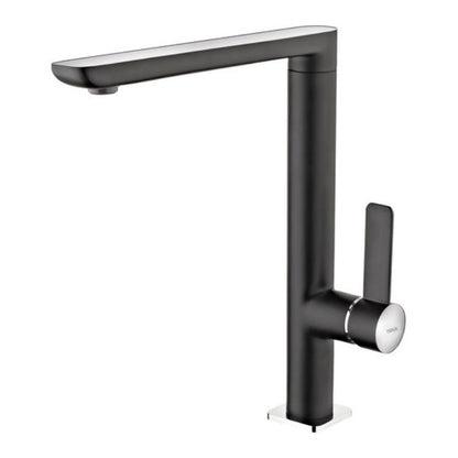 Miscelatore monocomando Teka ARK938 con bocca estraibile extra resistente Nero