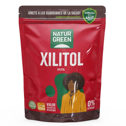 Packung mit 2 Einheiten Xylit-Birkenzucker Naturgreen, 2 Einheiten à 500 g
