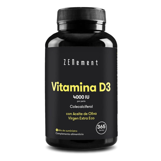 Vitamin D3 4000 IE Zenement, 365 Tabletten