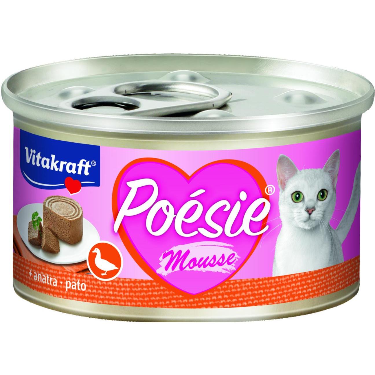 Vitakraft Poésie duck mousse tin 85 g wet cat food