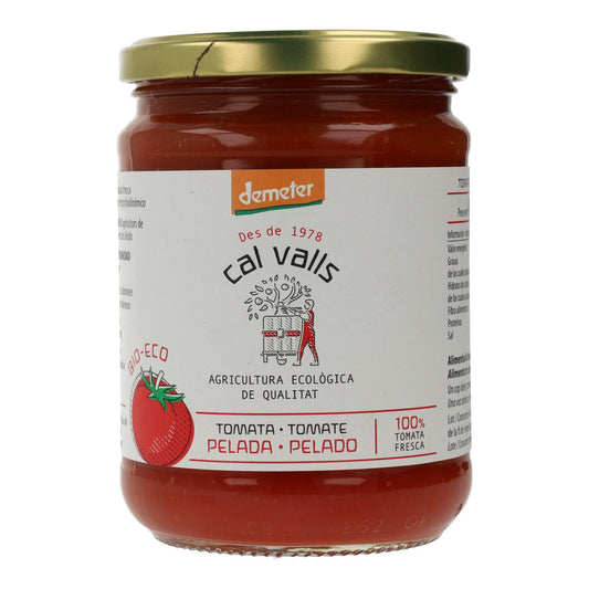 Bio-geschälte, ganze Tomaten, Cal Valls, 400 g