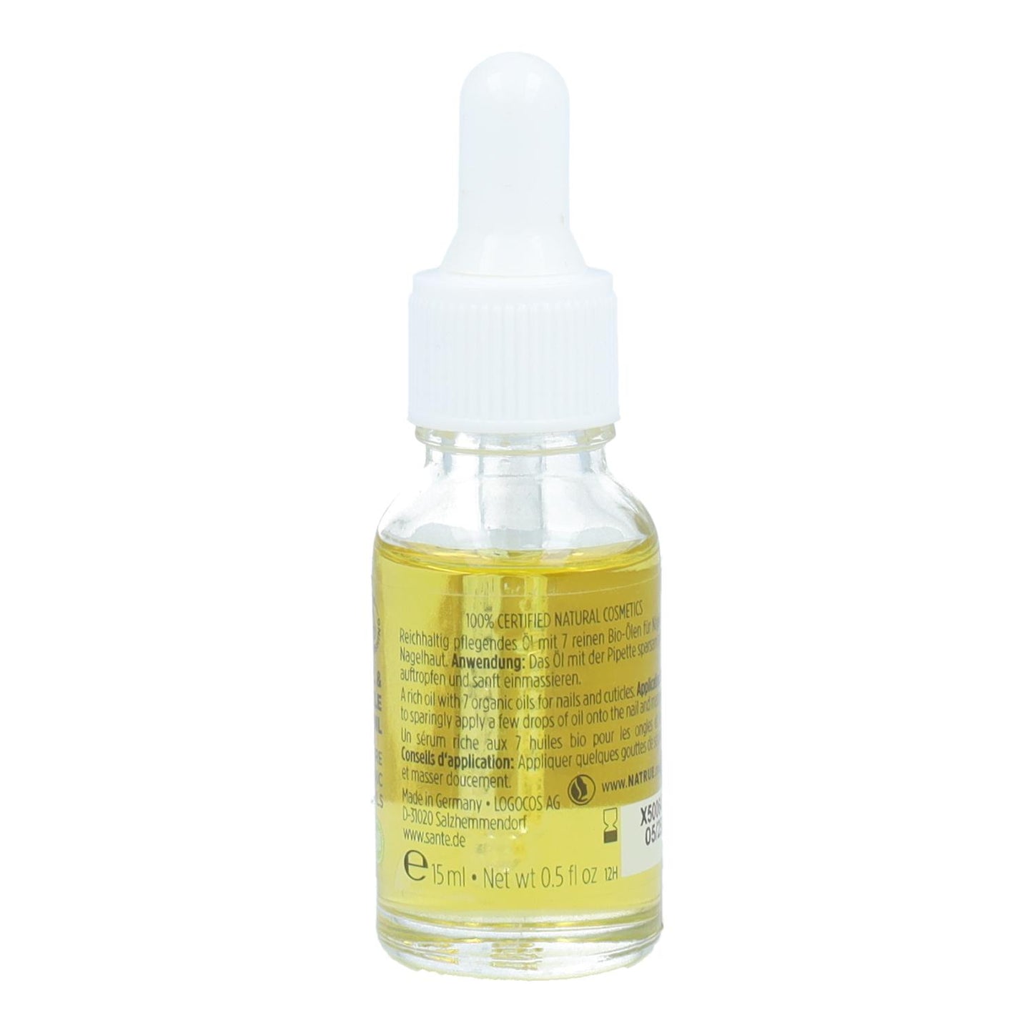 Olio ultra nutriente per cuticole e unghie Sante 15 ml