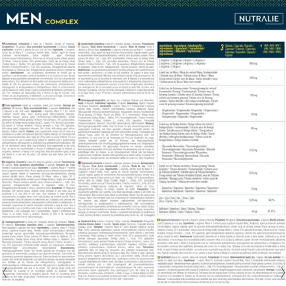 Men Complex z cynkiem + maca i miłorzębem japońskim Nutralie 90 kapsułek