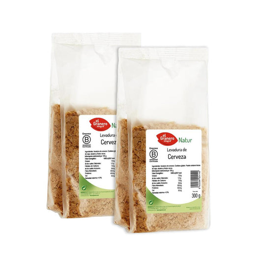 Opakowanie 2x Drożdże piwne El Granero 300 g