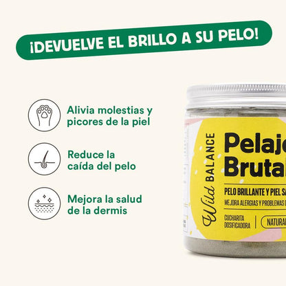Pelaje Brutal Suplemento para mascotas Wild Balance 100 g