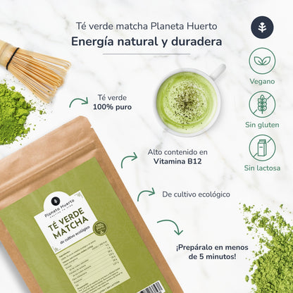Opakowanie 2x Herbata Matcha w proszku ECO Planet Garden 70 g