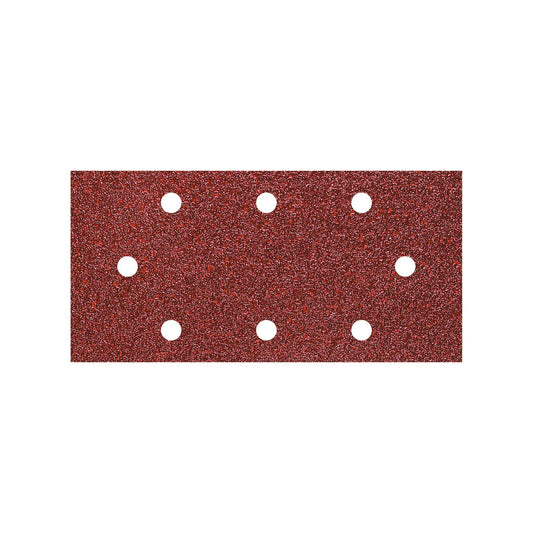 5 självhäftande slipark 93 x 190 mm för excenterslipmaskin Wolfcraft Korn 120