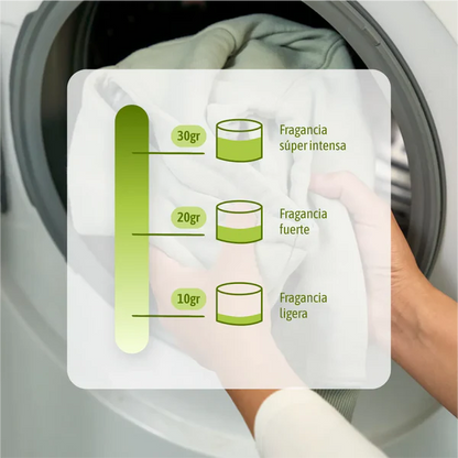 Pakket wasmiddel 20 wasbeurten Natural + Bosparels Aurora