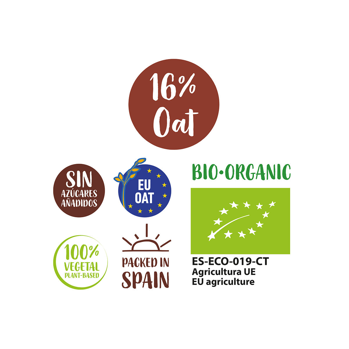 Biologische suikervrije haverdrank Barista ECOMIL 500 ml