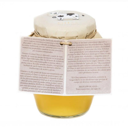 Golden Ghee Bio Mantequilla clarificada de Vaca Golden Ghee 370 ml