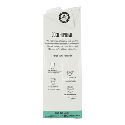 Biologische kokosdrank Supreme Bio Abbot Kinney 1 l