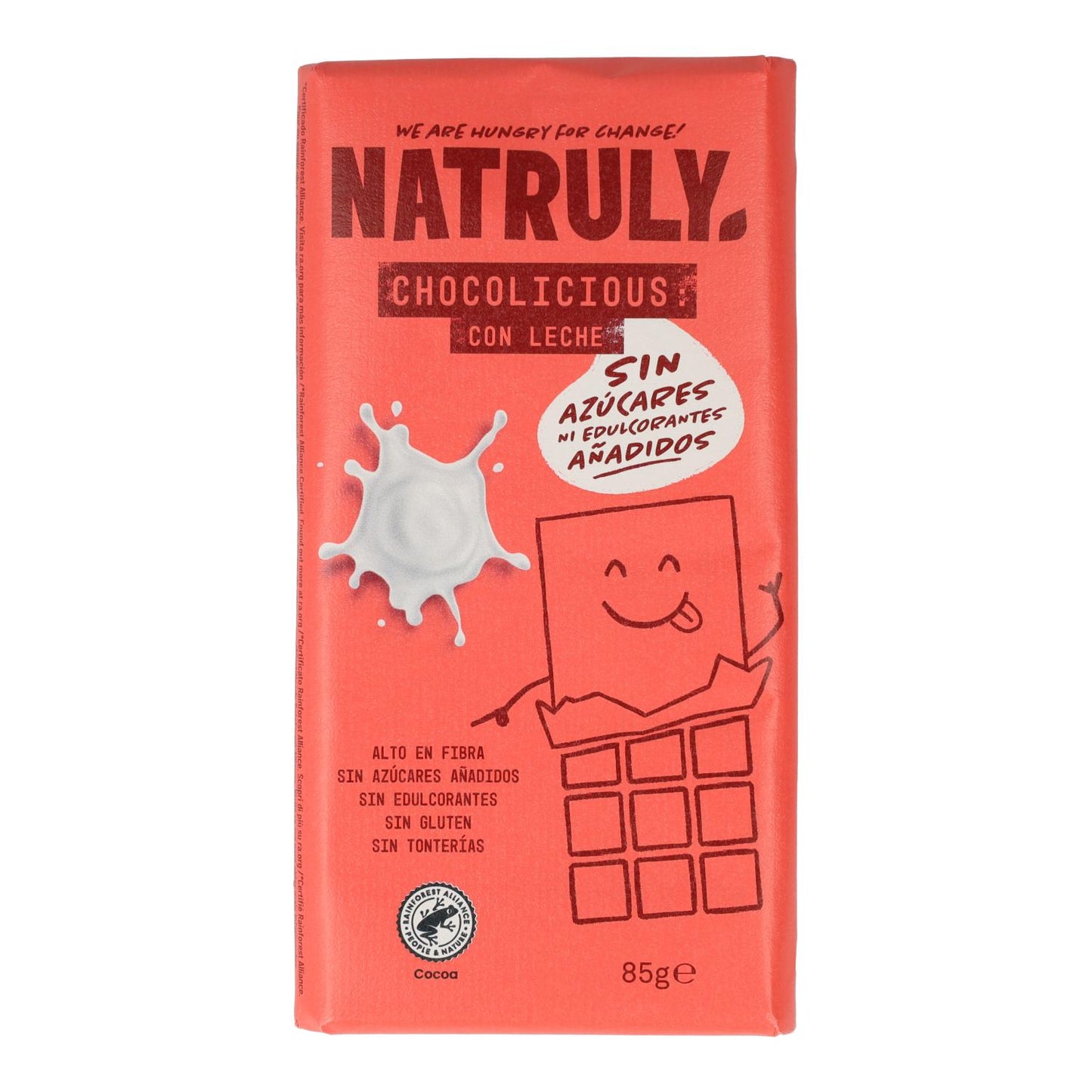 Chocolicious al latte Natruly 85 g