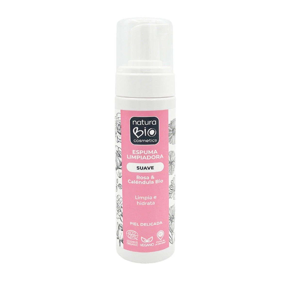 Sanfter Reinigungsschaum Naturabio, NATURABIO, 200 ml