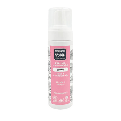 Sanfter Reinigungsschaum Naturabio, NATURABIO, 200 ml