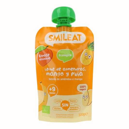 Pouch Amandel, Mango en Ananas ECO Smileat, 100 g